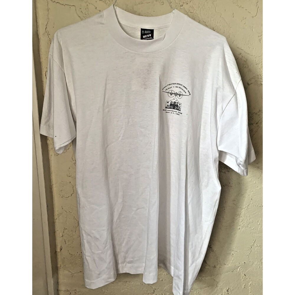 Fruit Of The Loom Best T Shirt Men XL Texas Fighter Club 90s San Antonio VTG